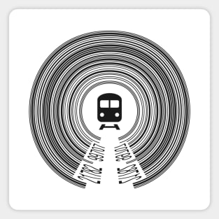 Barcode Tunnel (Train Lights) Magnet